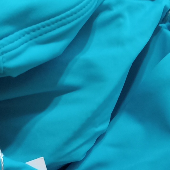 Andie Womens Bikini Top Small RIVIERA AQUA GREEN BLUE  Swim Vacation SUMMER NEW - Picture 7 of 7